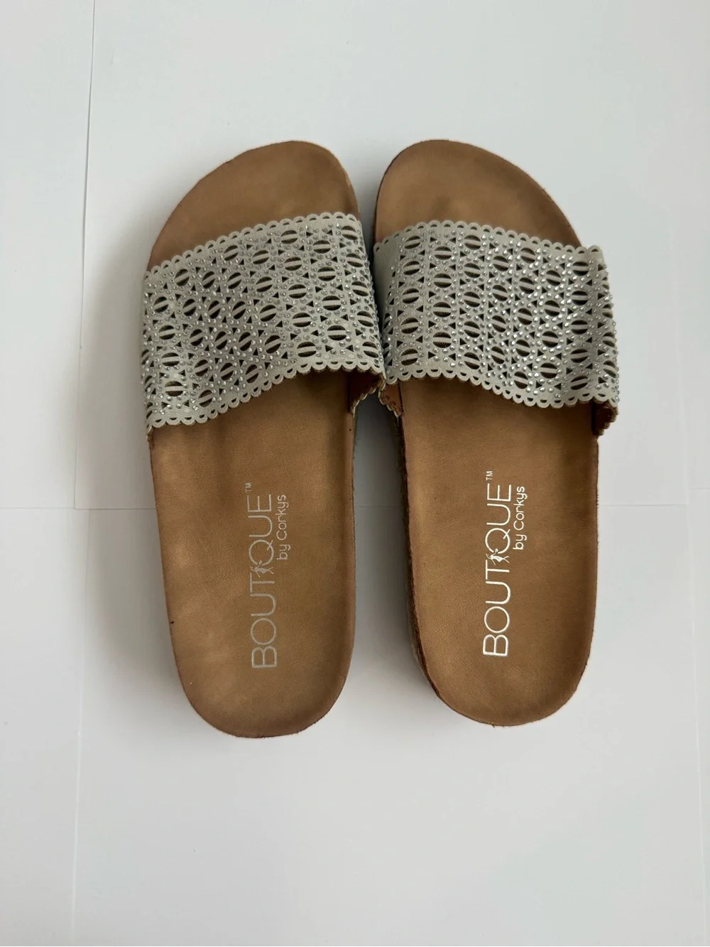 Corked Comfort Slides Women’s Size 8